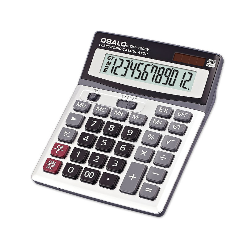 Office Technologies - Solarcalculator Abs Plastic Kantoor Financiële 1200V