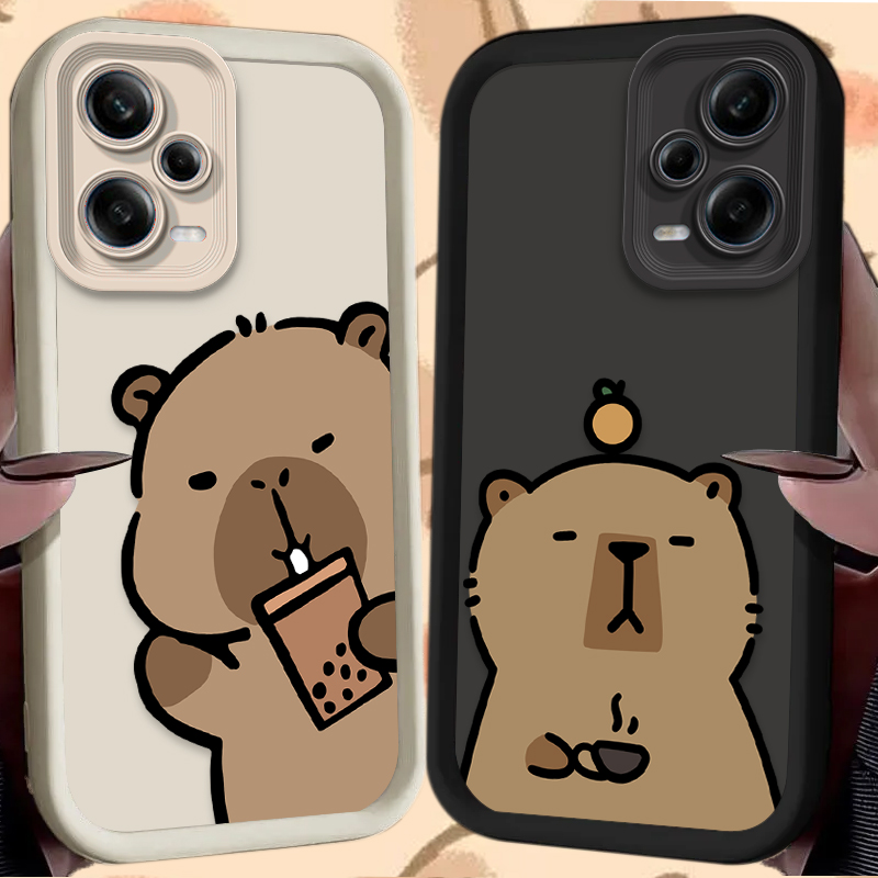 Receipt Printer Thermal - Cartoon schattige capibara telefoonhoesje voor Xiaomi