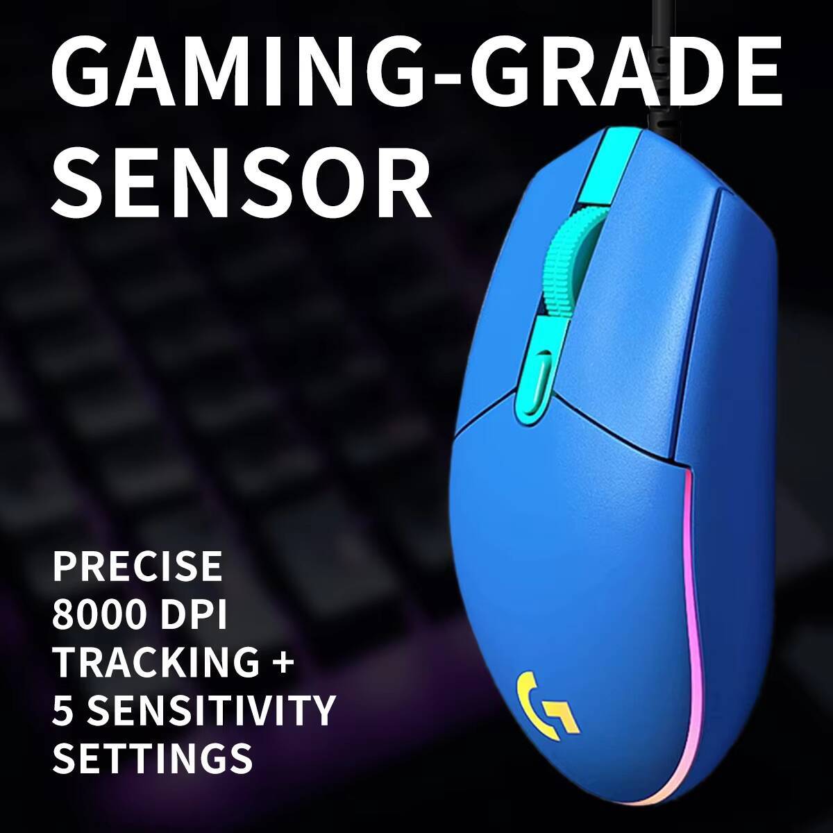 Logitech G203 LIGHTSYNC Gaming - Logitech Mouse G203 recensie en prijs