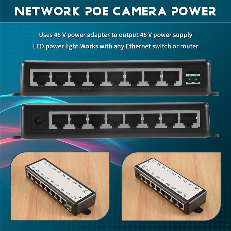 B03B-8 Poorten Poe Injector Po - Power Over Ethernet recensie en prijs